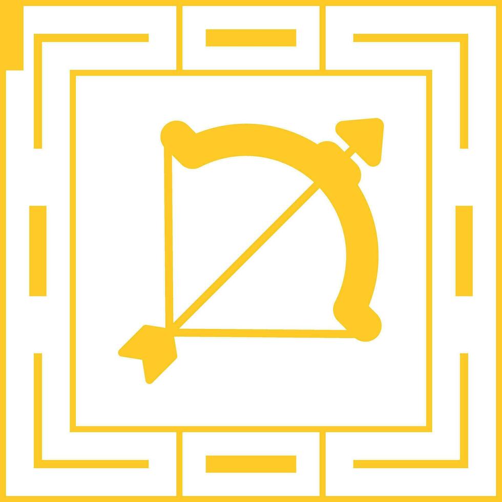Bow and arrow Vector Icon