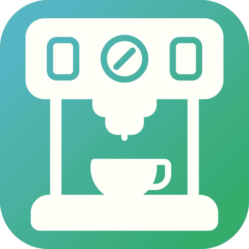 Coffee Maker with Wi-Fi Vector Icon