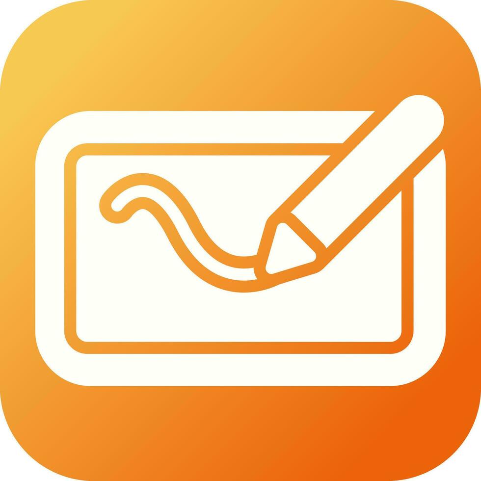 Digital Drawing Pad Vector Icon