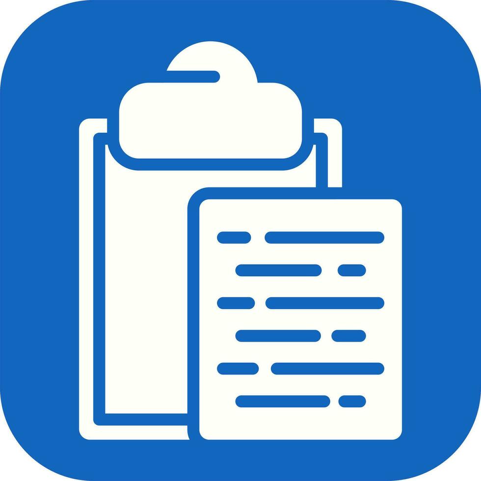 Document Paste Vector Icon