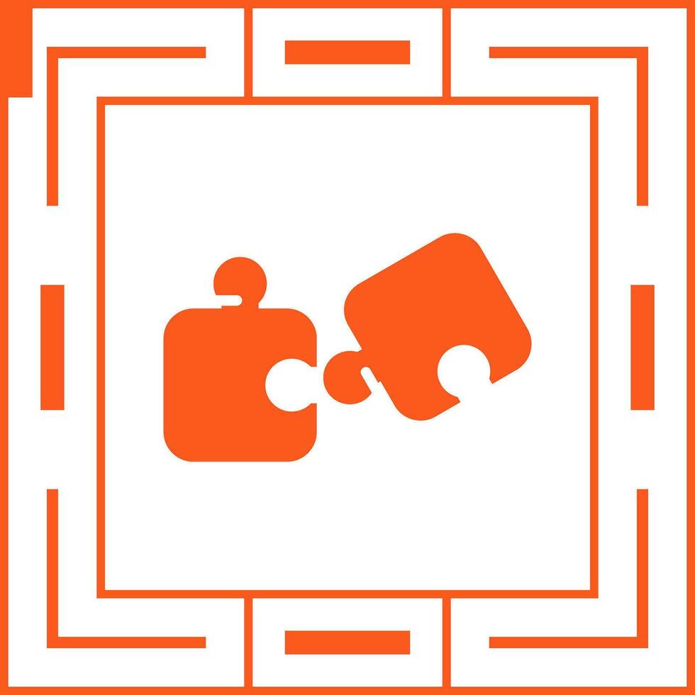 Jigsaw puzzle Vector Icon