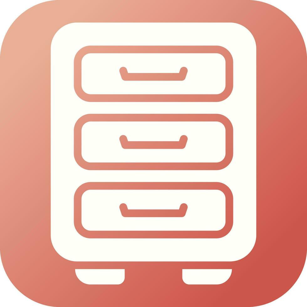 File cabinet Vector Icon