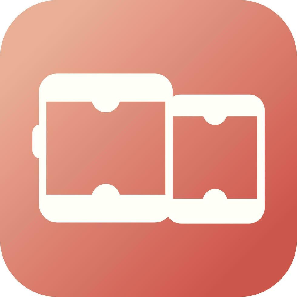 Tablet with smartphone Vector Icon