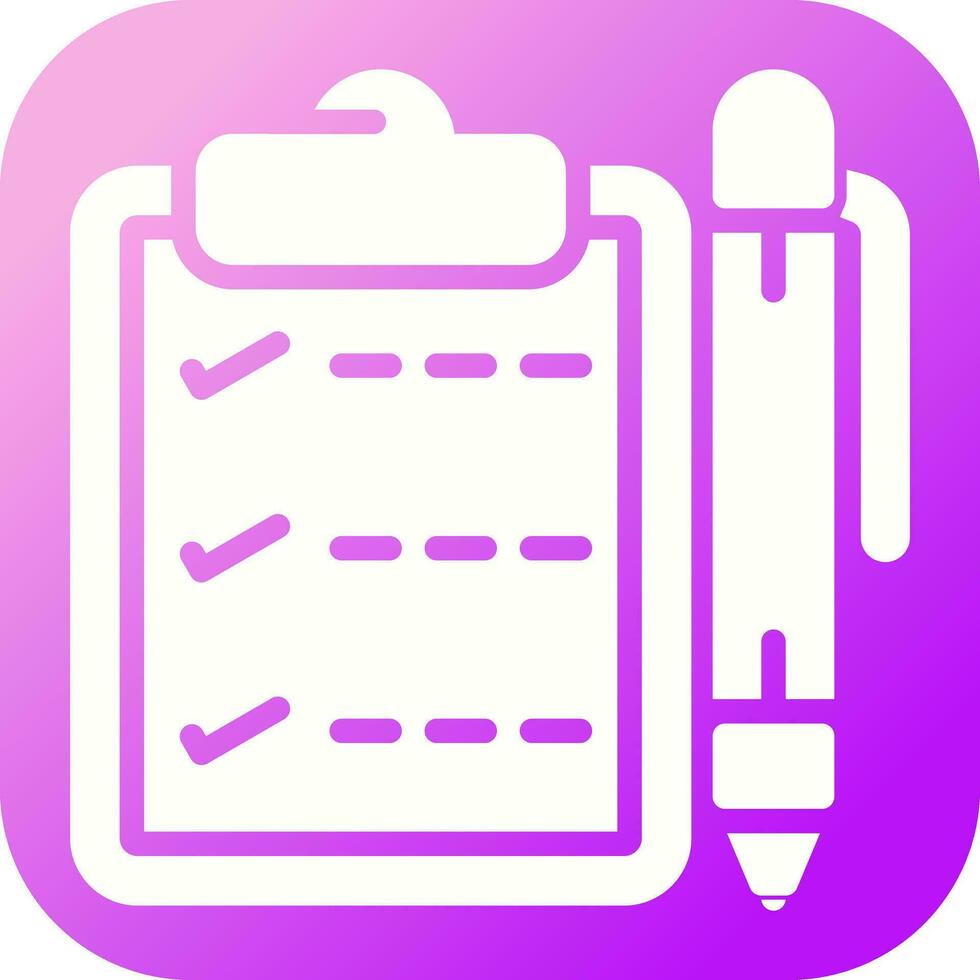Notepad with pen Vector Icon