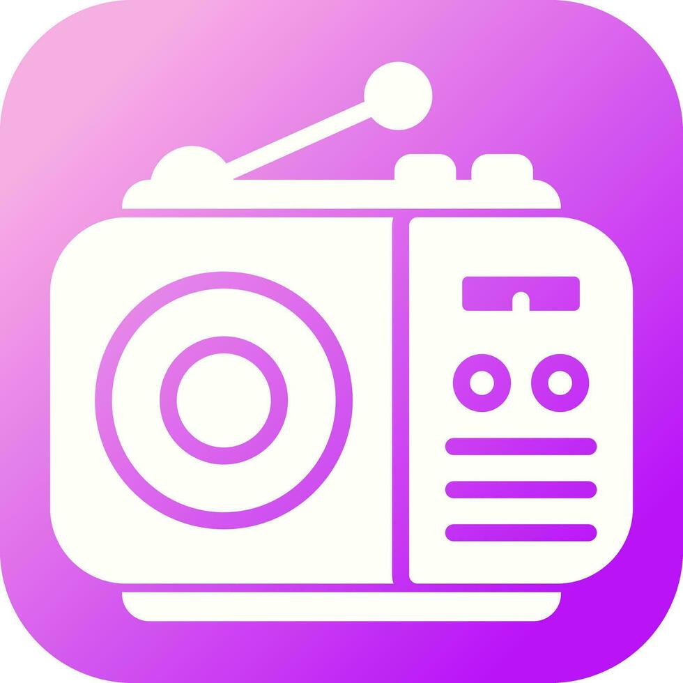 Radio Vector Icon