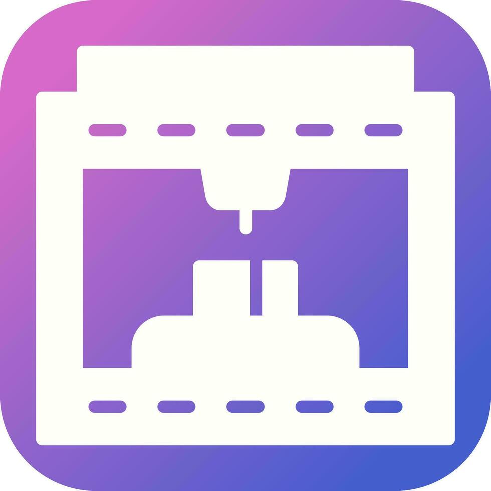 3d Printing Vector Icon