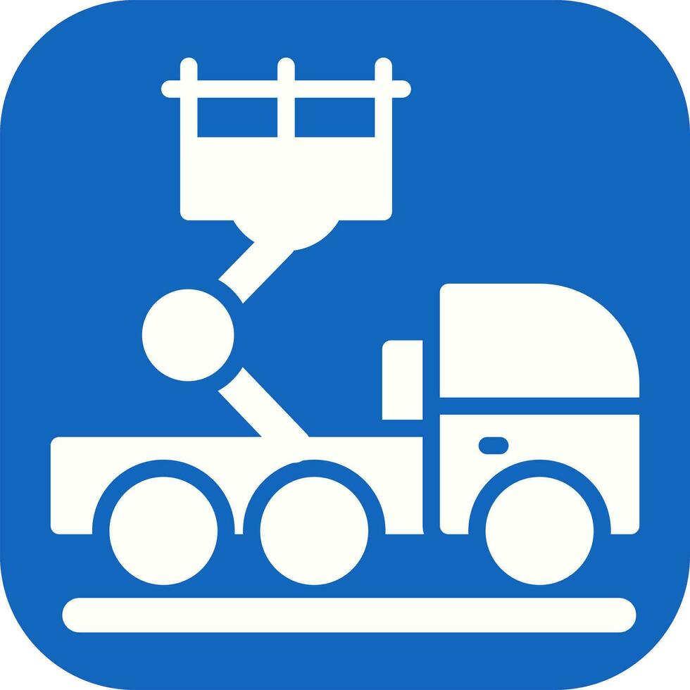 Ladder Truck Vector Icon