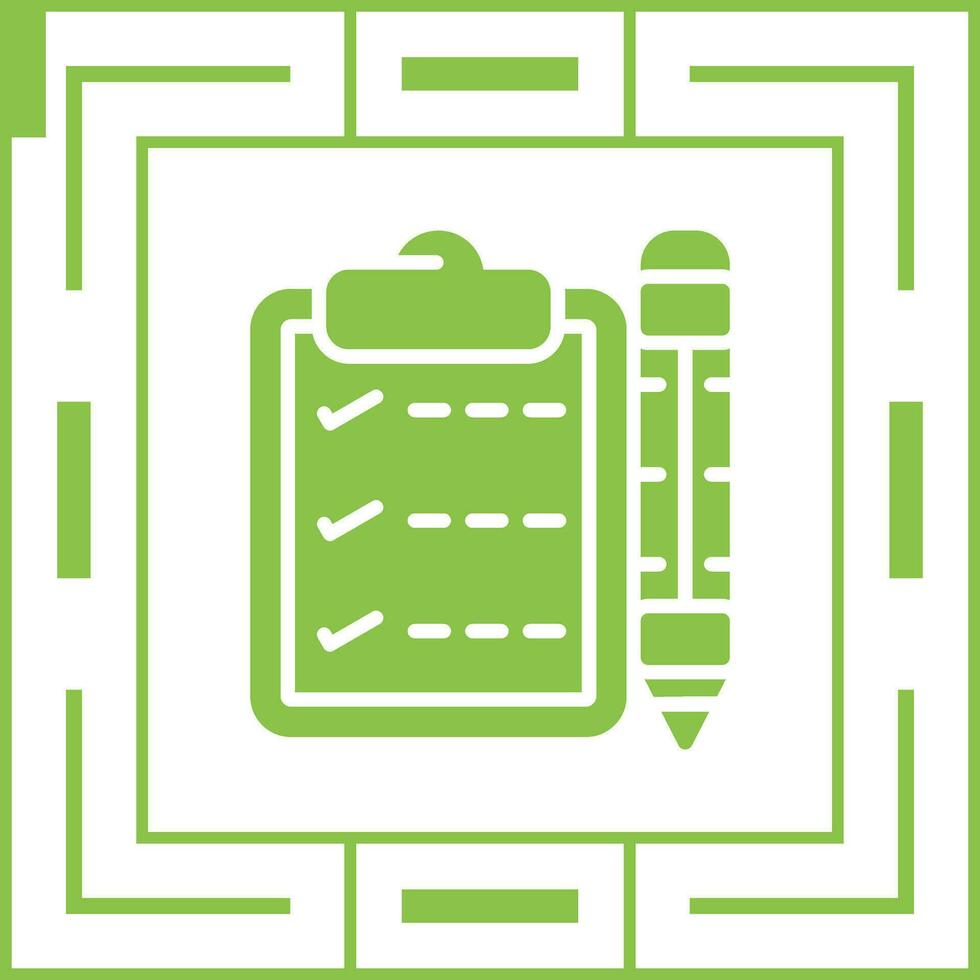 Writing pad Vector Icon
