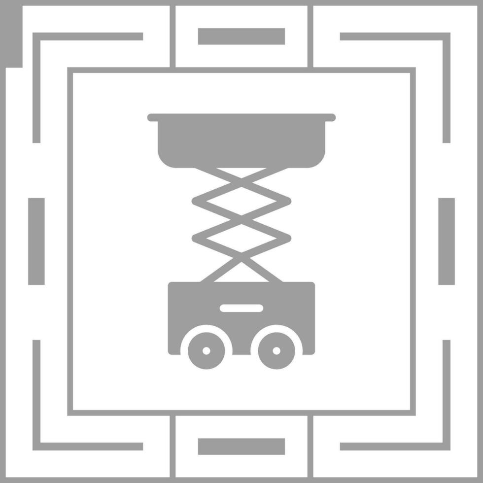 Scissor Lift Vector Icon