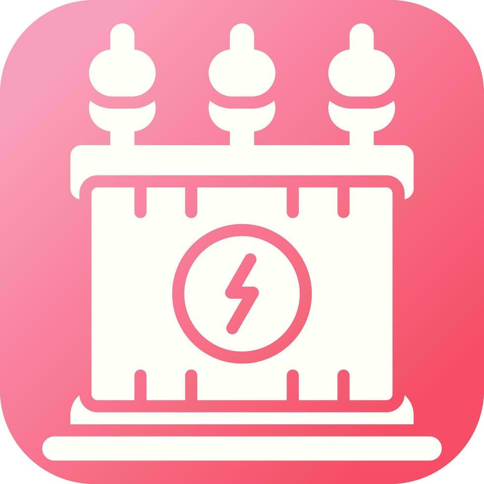 Power Transformer Vector Icon