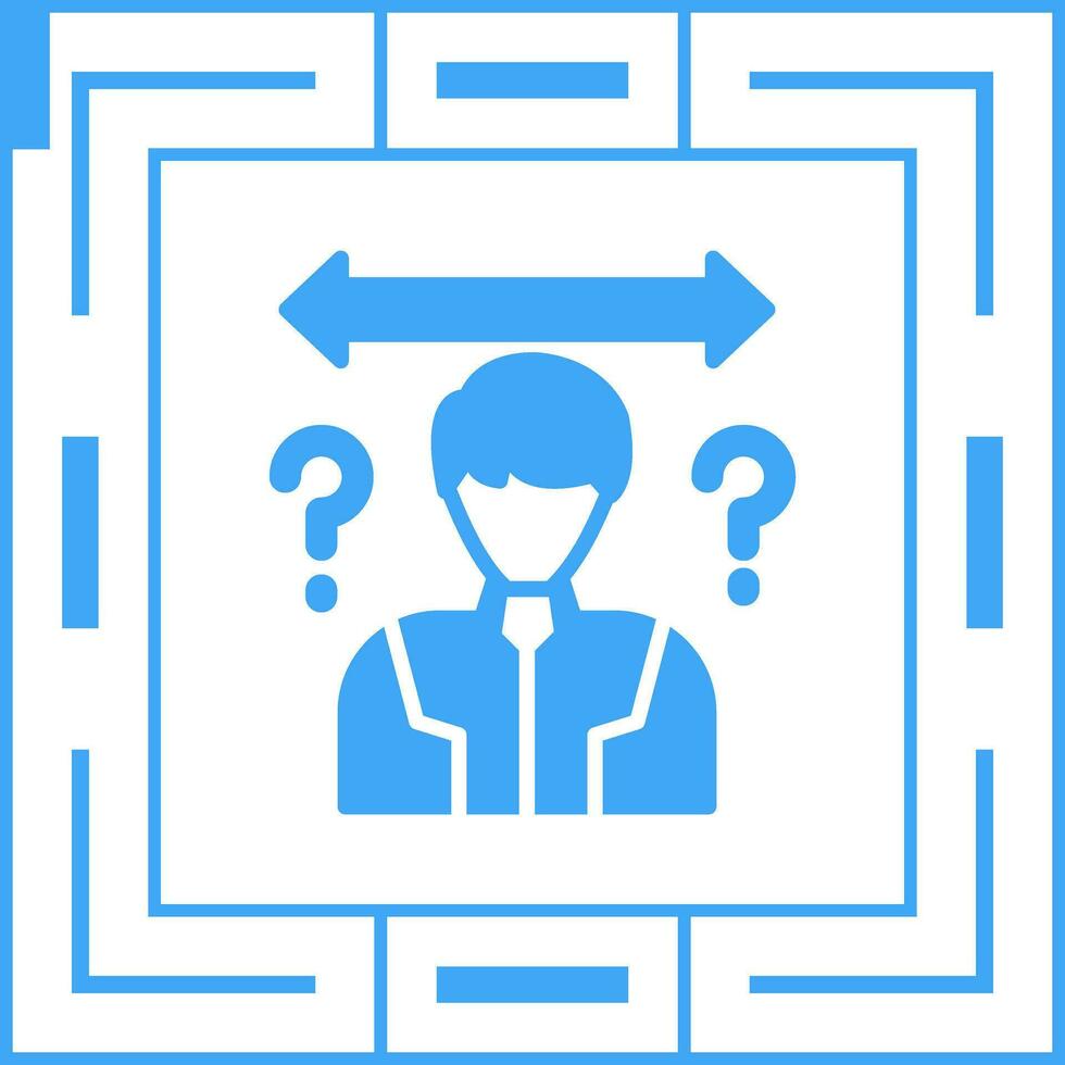 Uncertainty Vector Icon