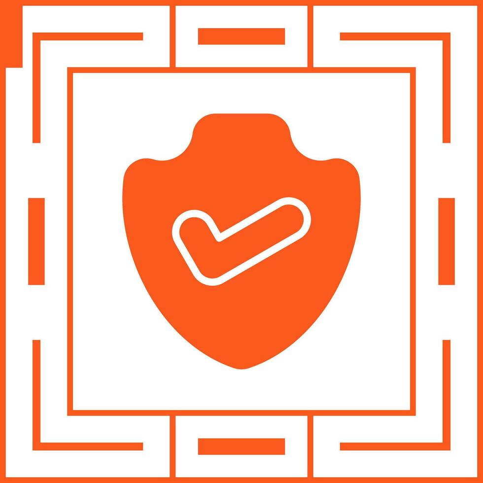 Sheild Check Vector Icon