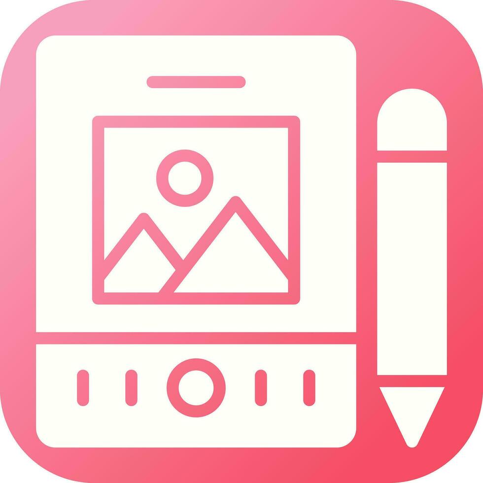 Pen Tablet Vector Icon