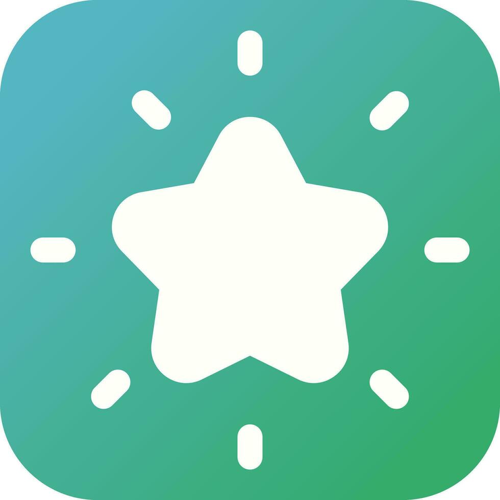 Shining Star Vector Icon