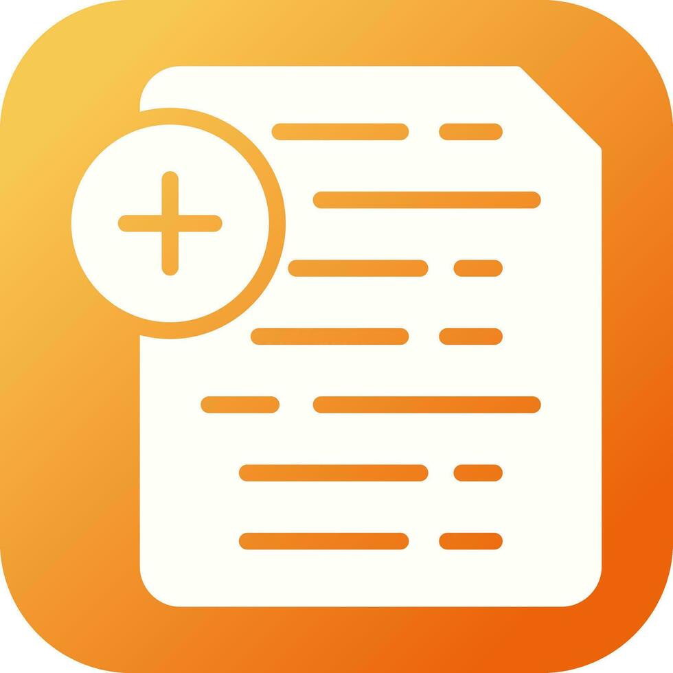Document Insert Icon Vector Icon