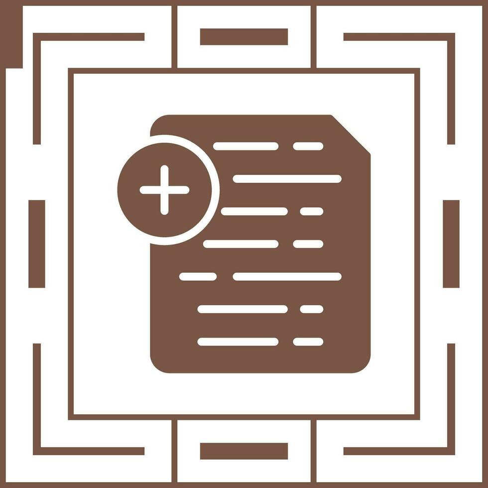 Document Insert Icon Vector Icon