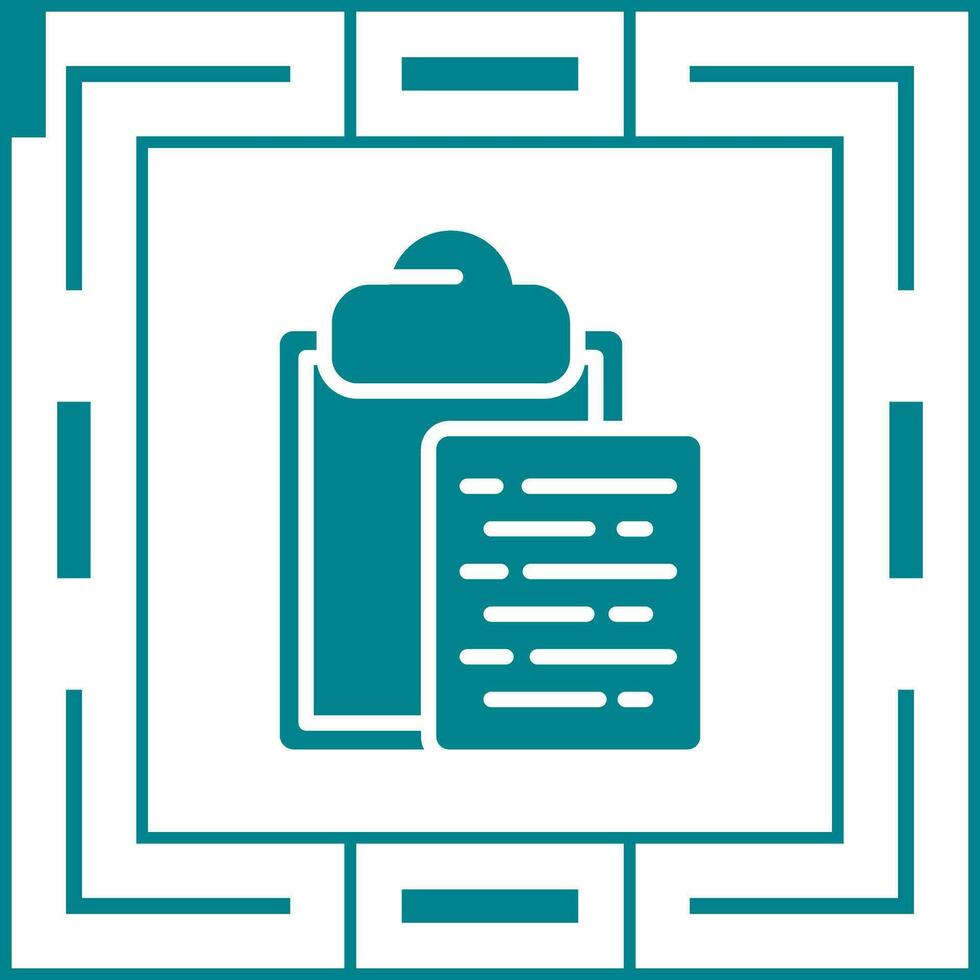 Document Paste Vector Icon