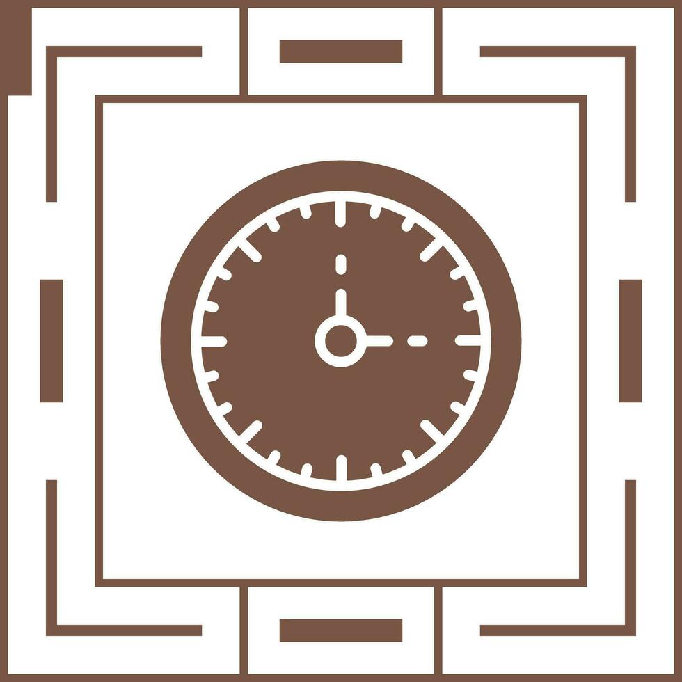 Clock Three Vector Icon