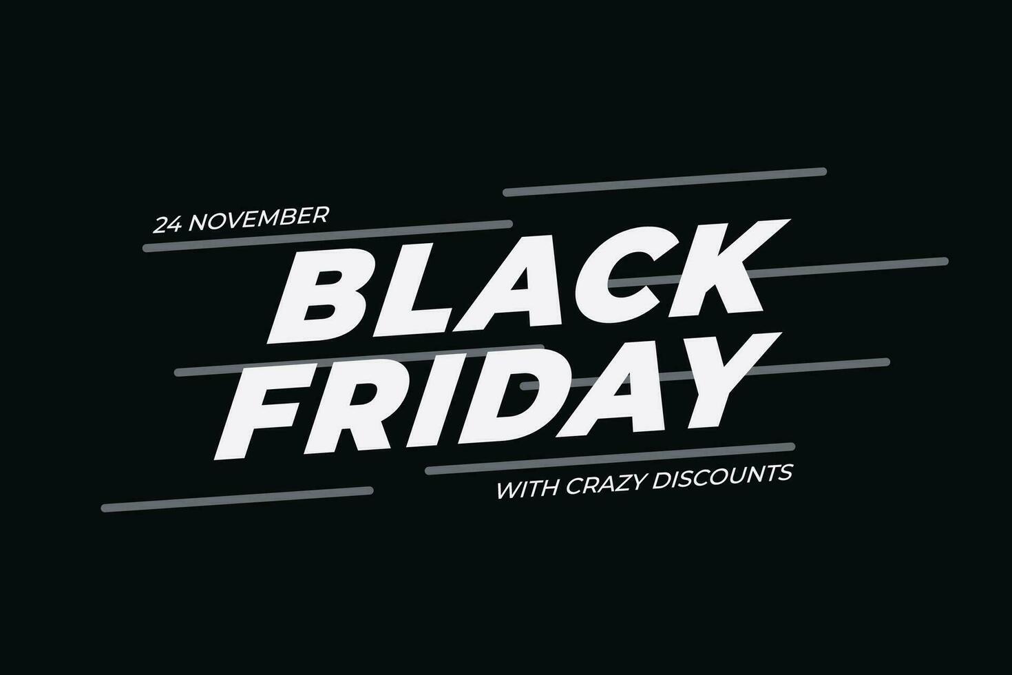 Fast or motion black friday post design vector