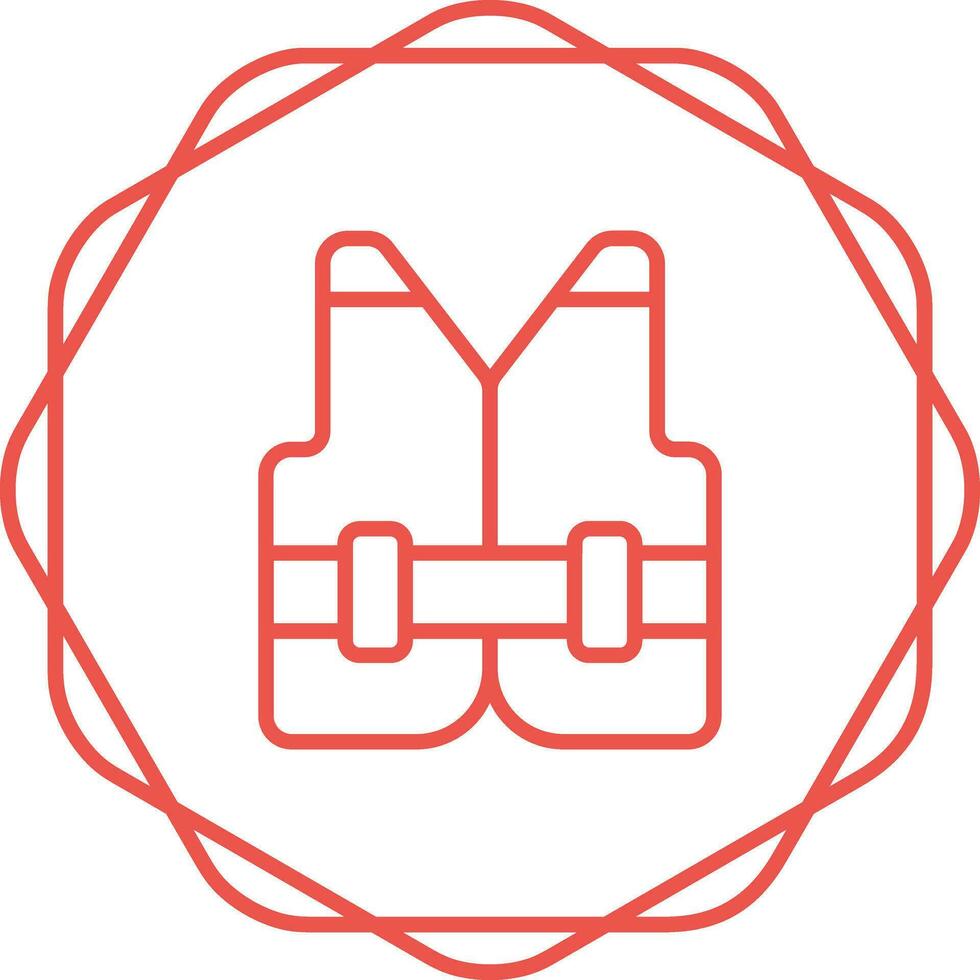 Reflective vest Vector Icon