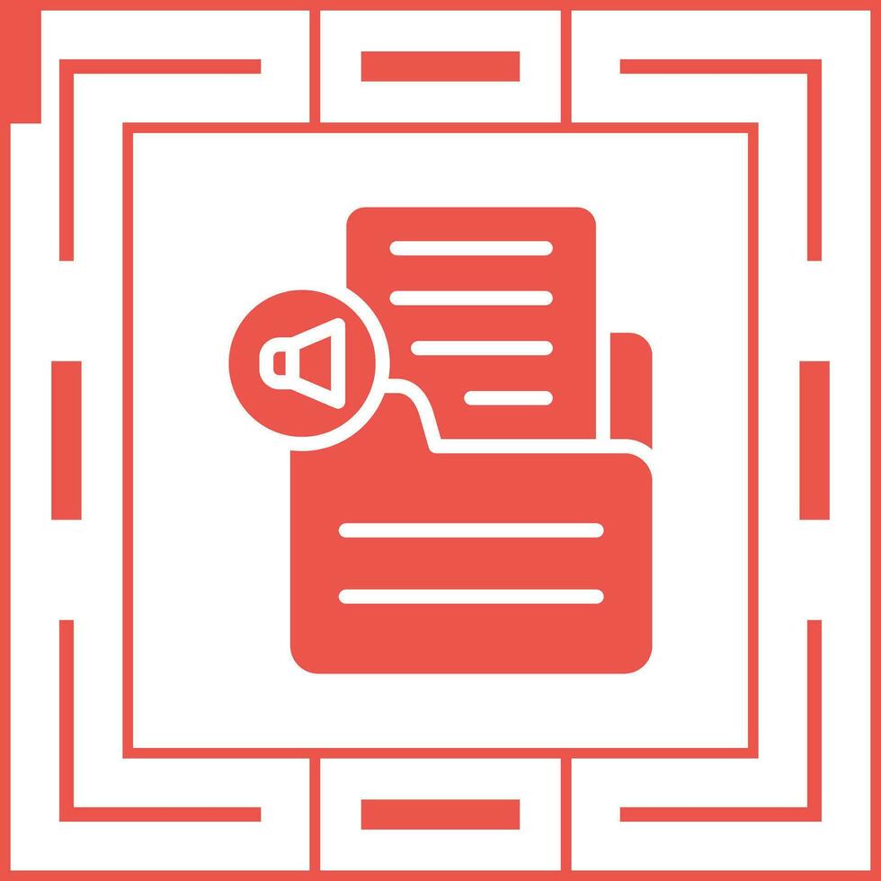 Document Insert Audio Vector Icon