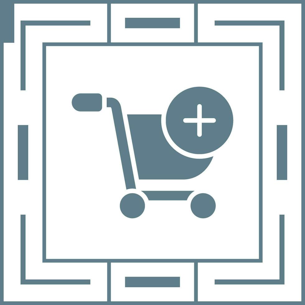 Shoping Cart Add Vector Icon