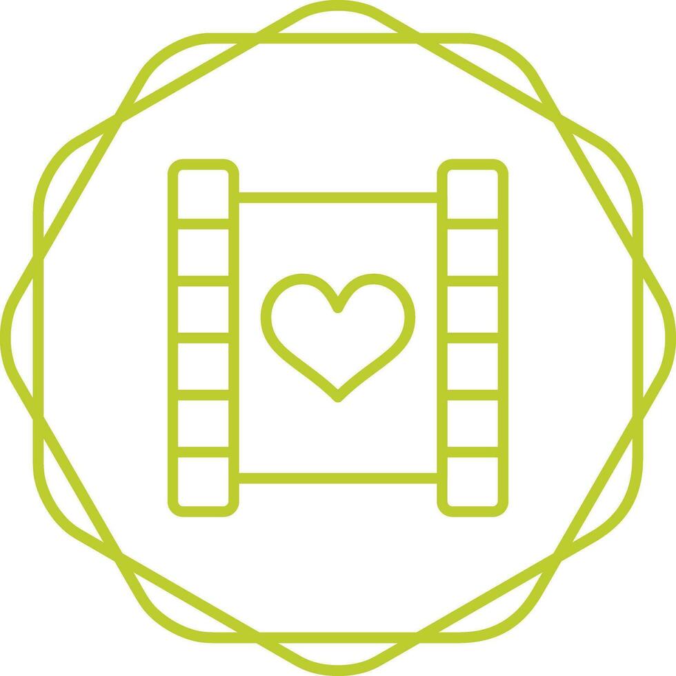 Love story movie Vector Icon