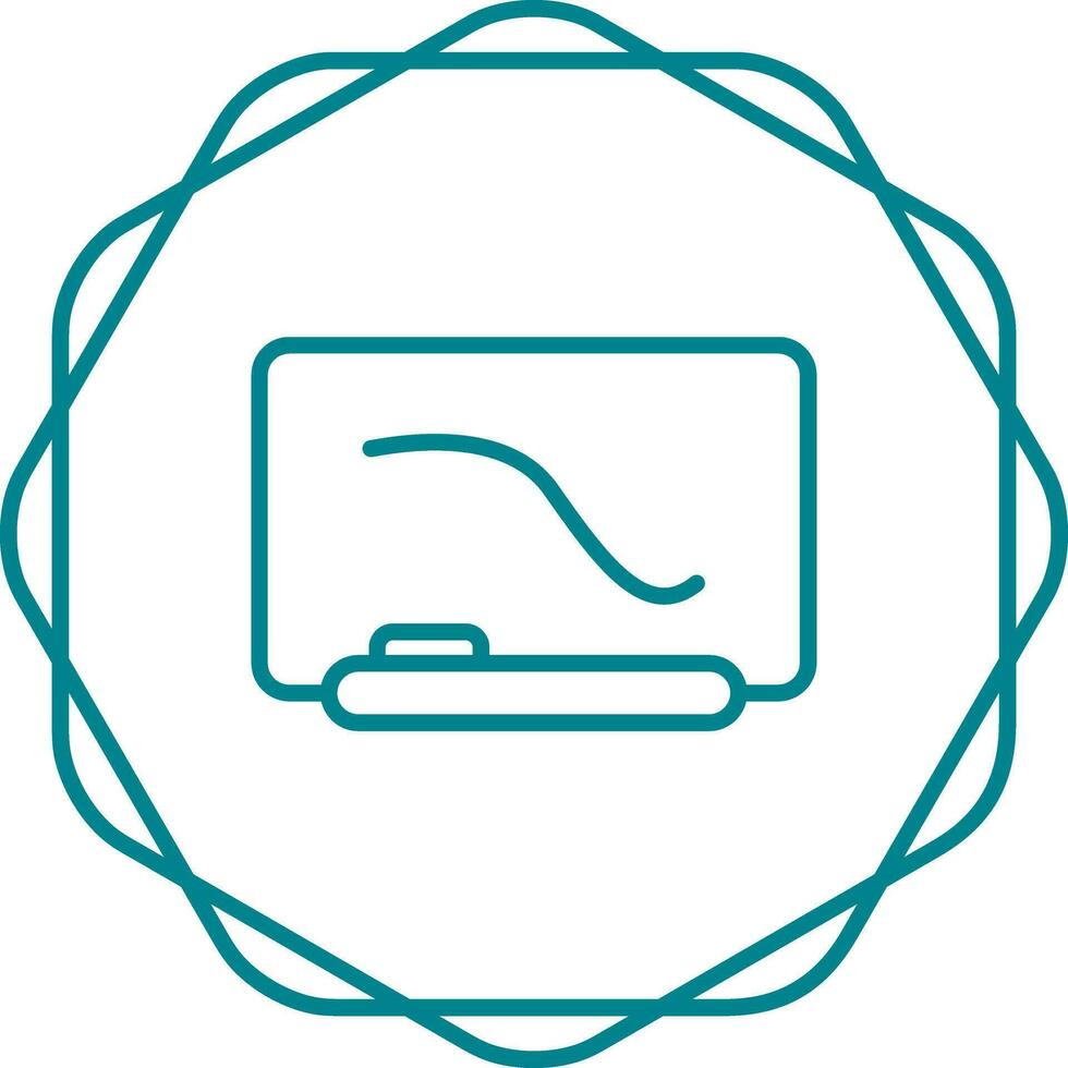 Interactive Whiteboard Vector Icon