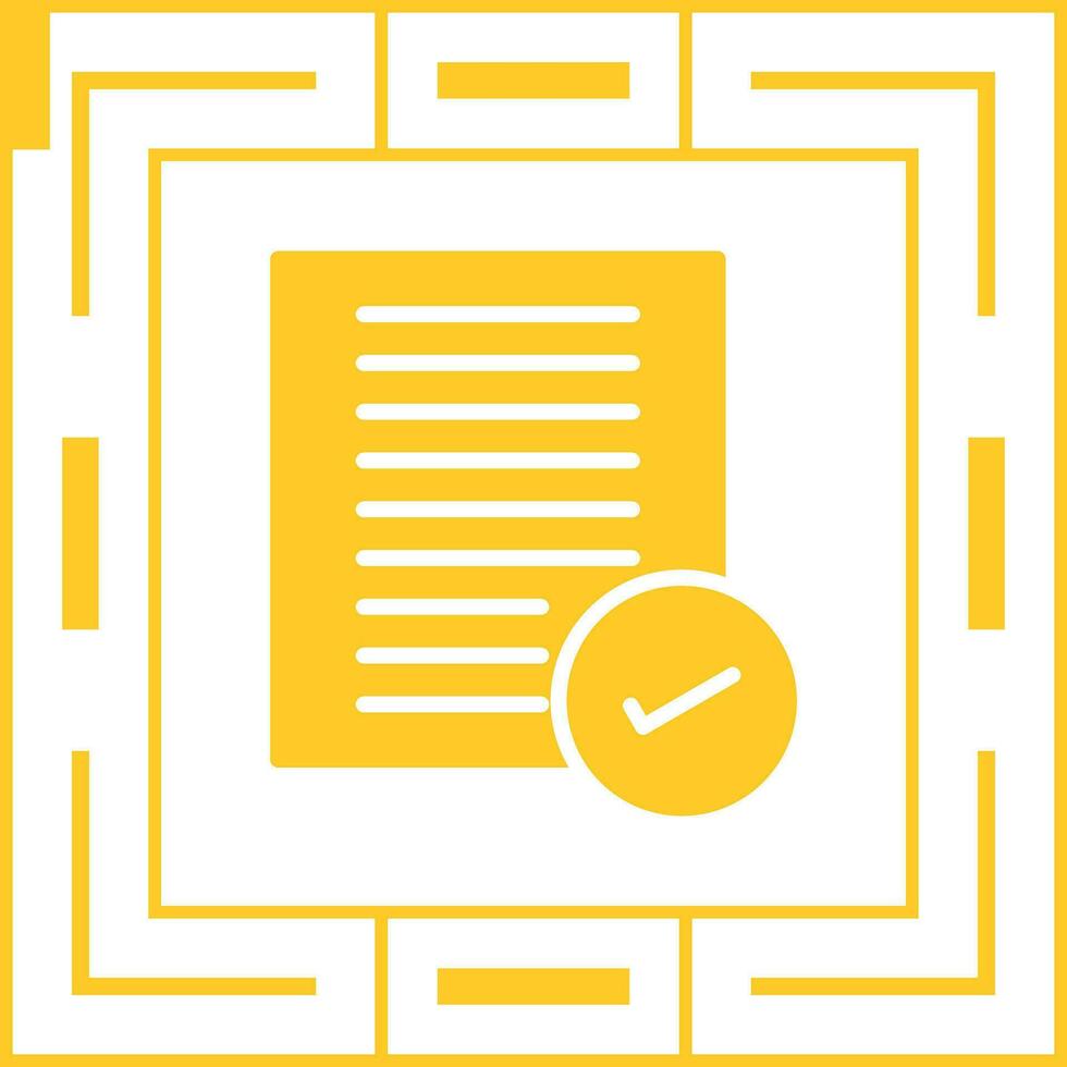 Checked Vector Icon