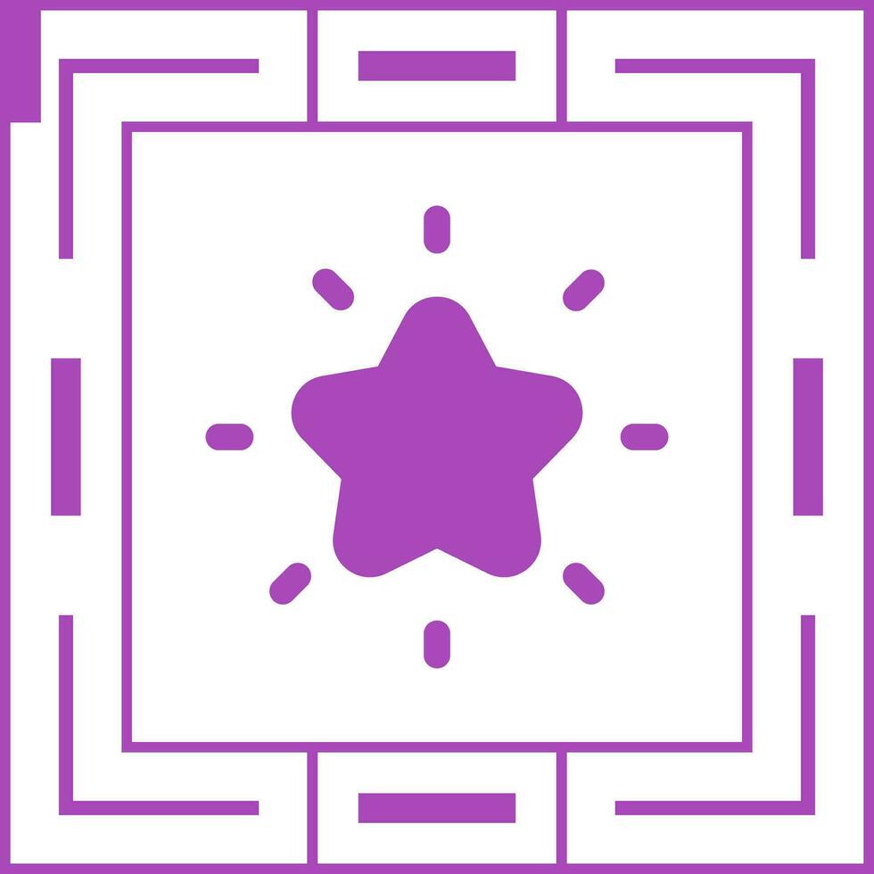 Shining Star Vector Icon