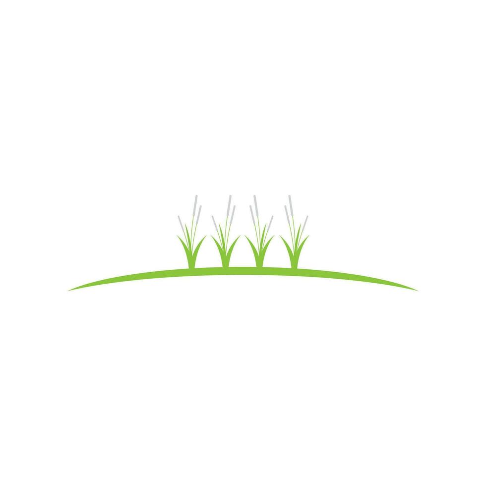 Grass  grassland green natural vector logos vector business element and symbol design