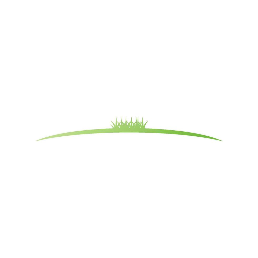 Grass  grassland green natural vector logos vector business element and symbol design
