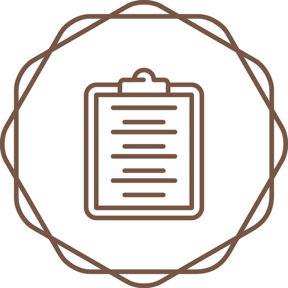 Writing Pad Vector Icon