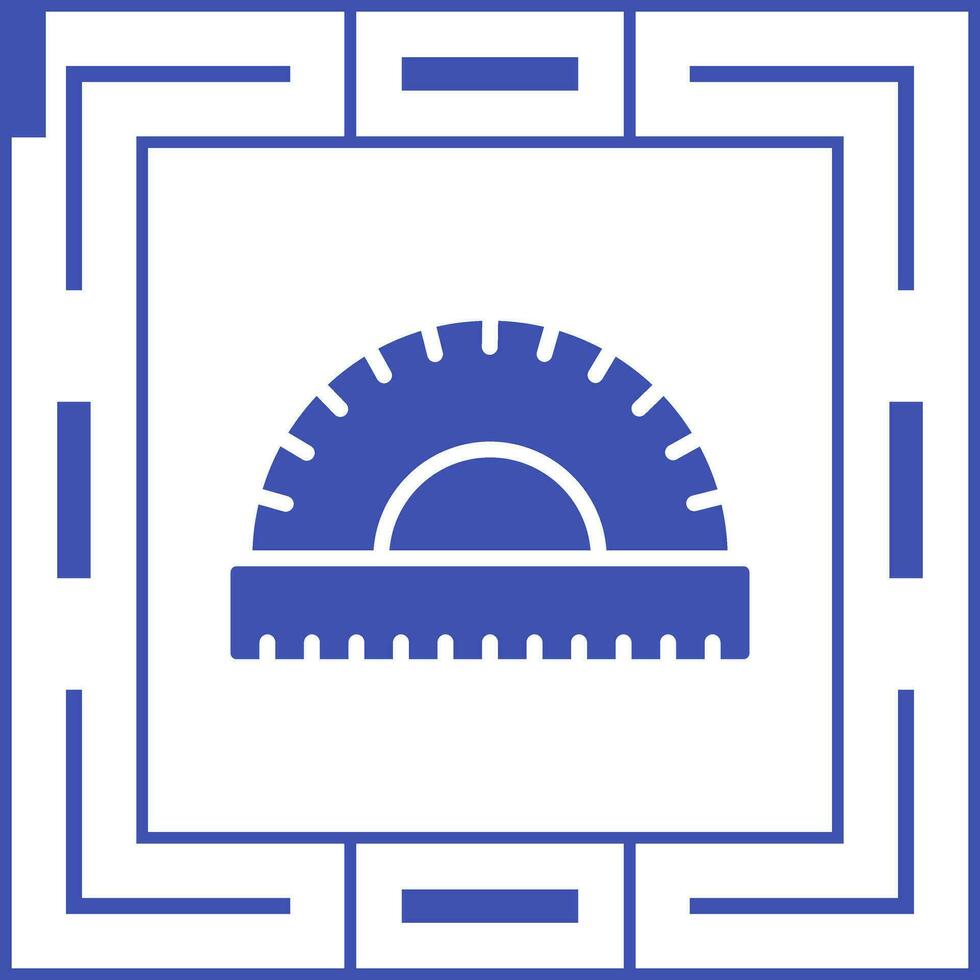 Protractor Vector Icon