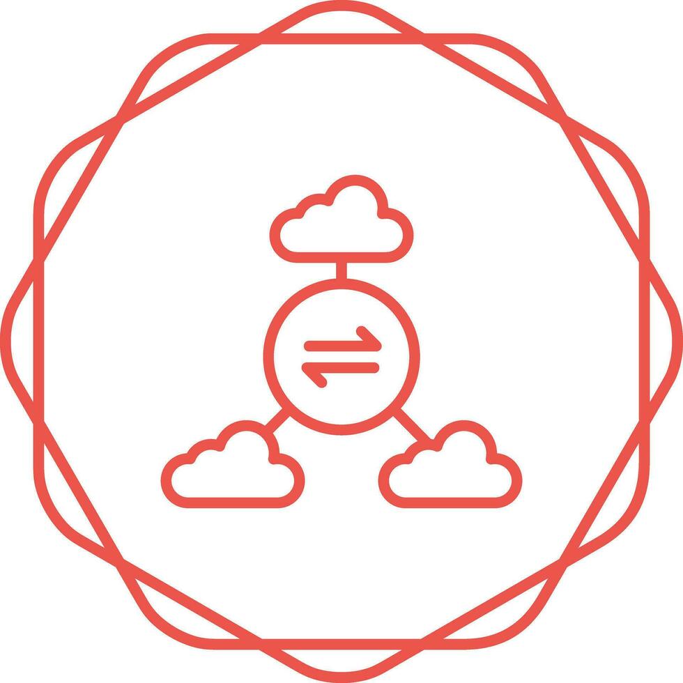 Multi-Cloud Vector Icon