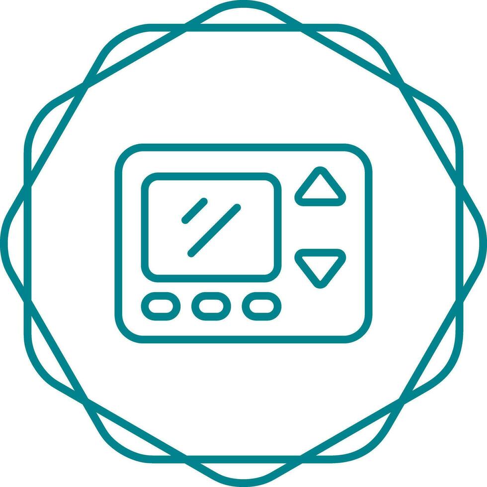 Smart Thermostat Vector Icon