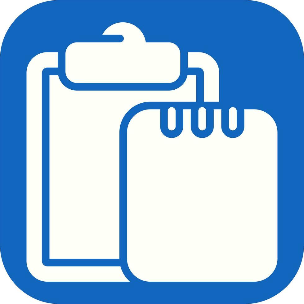 Task list with writing pad Vector Icon
