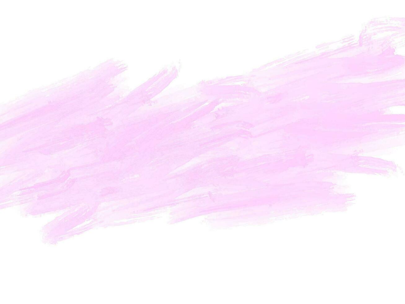 Abstract soft pink watercolor brush stroke design background vector