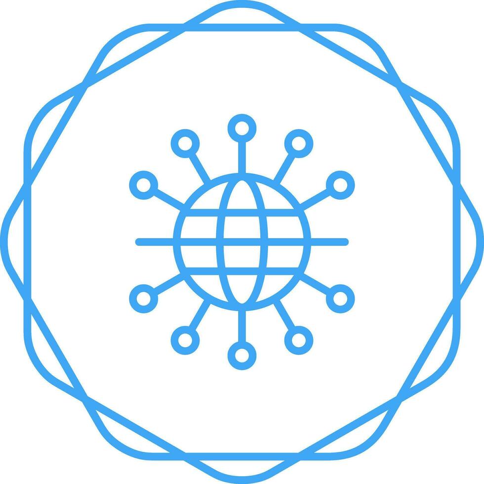 Network Topology Vector Icon