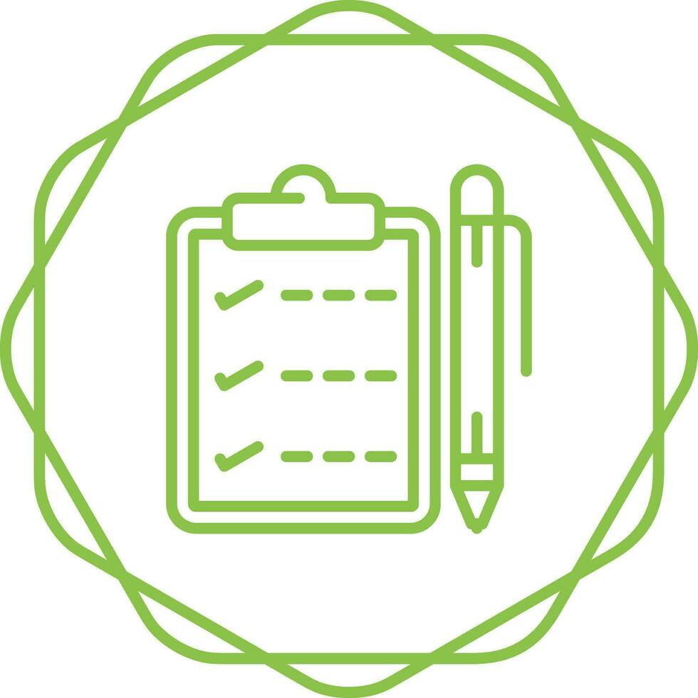 Notepad with pen Vector Icon