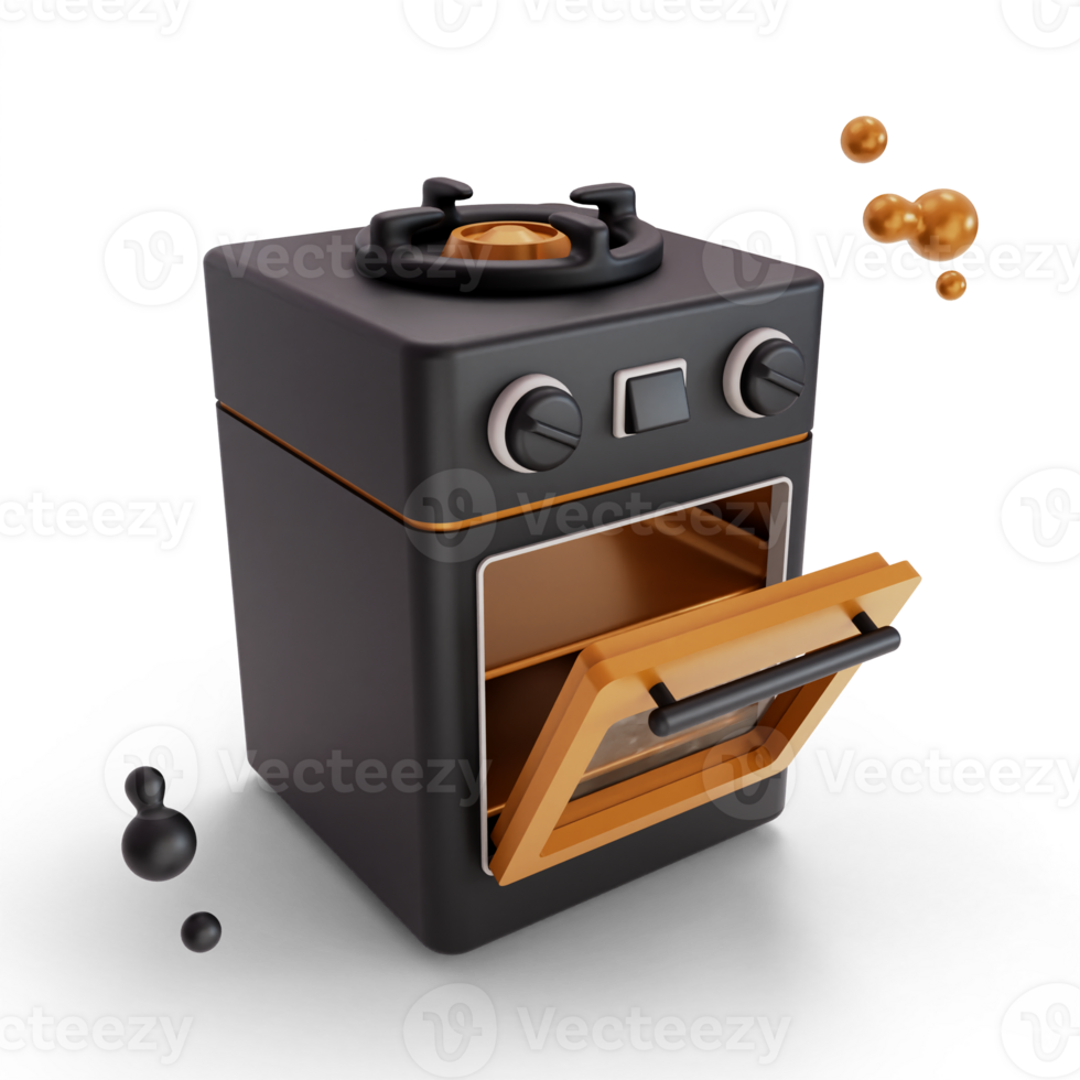 3d Stove icon png