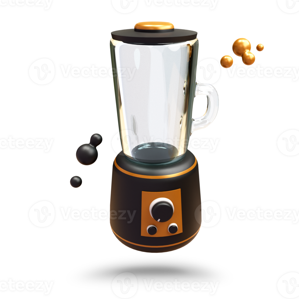 Isolated Blender 3D render icon with transparent background png