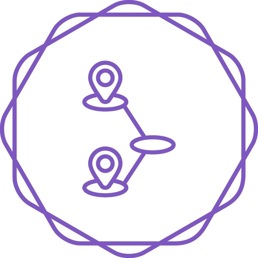 Journey Mapping Vector Icon