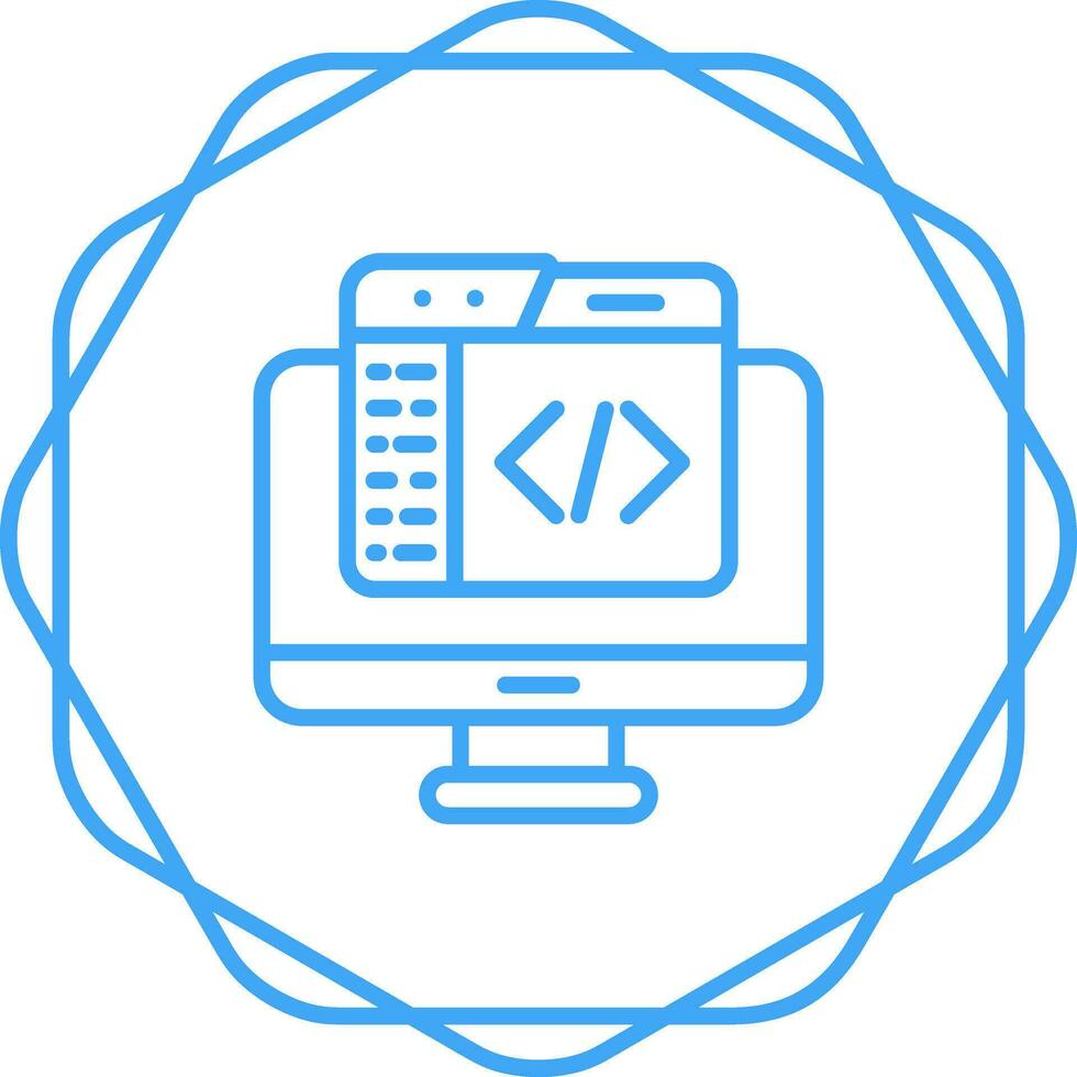 Code Editor Vector Icon