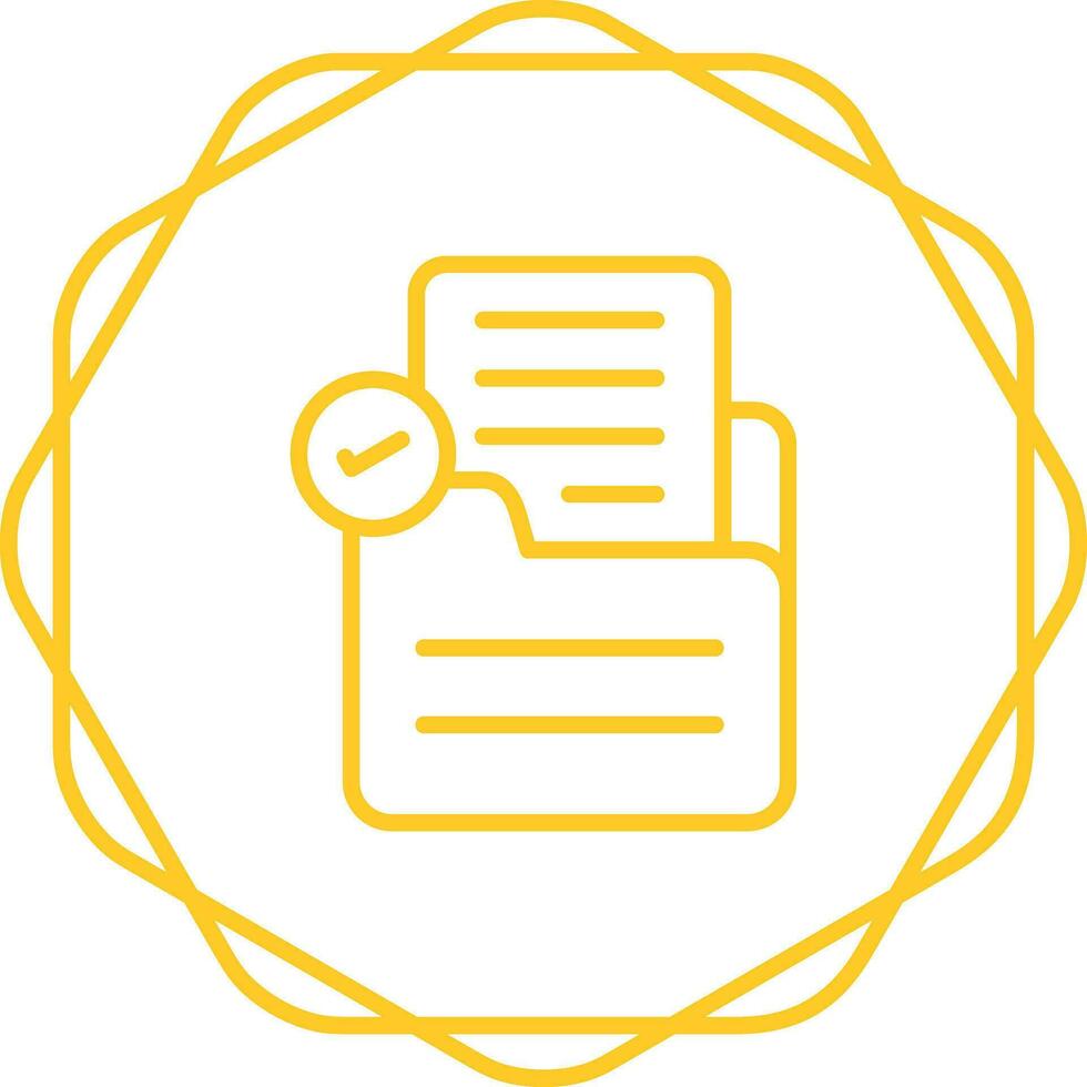 Document Check Vector Icon