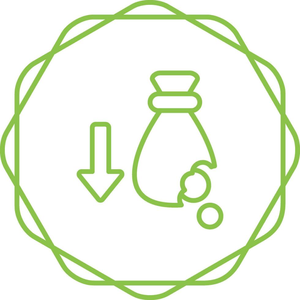 Financial Loss Vector Icon