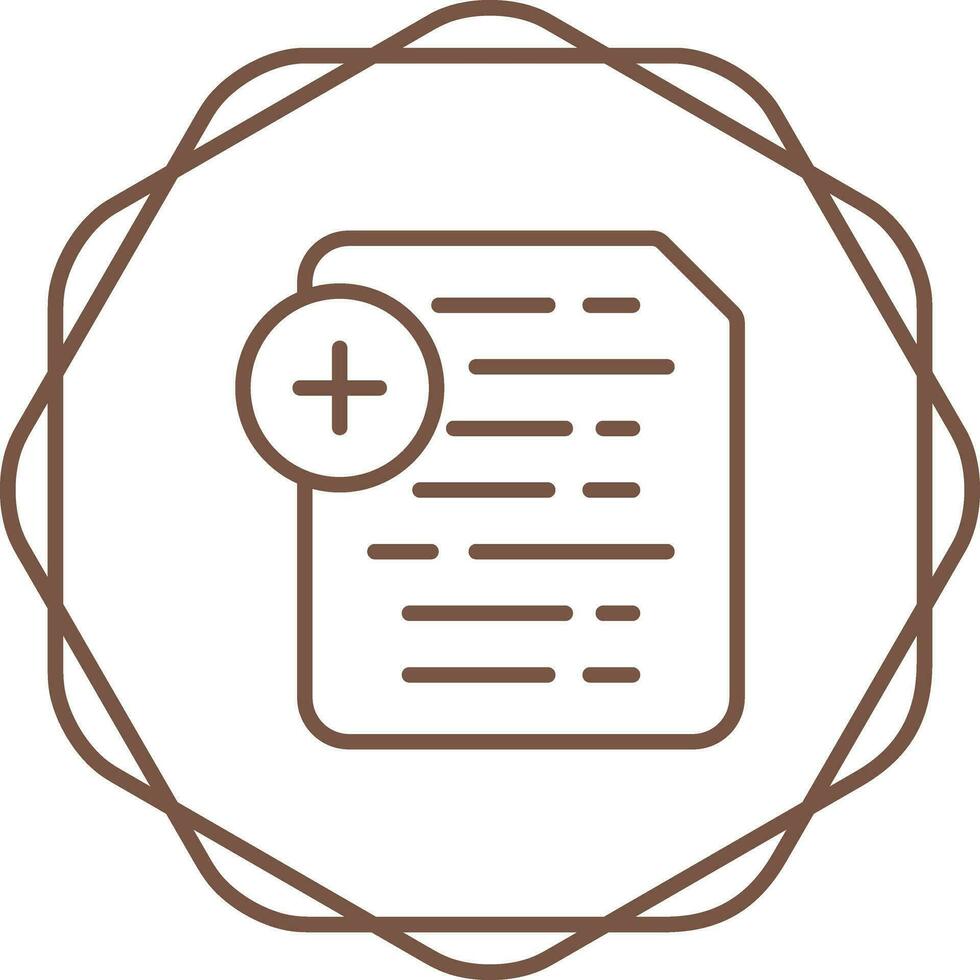 Document Insert Icon Vector Icon