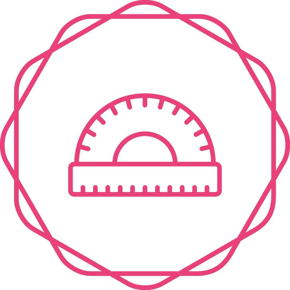 Protractor Vector Icon