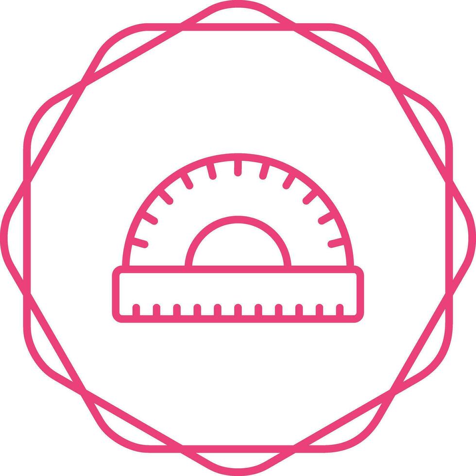 Protractor Vector Icon