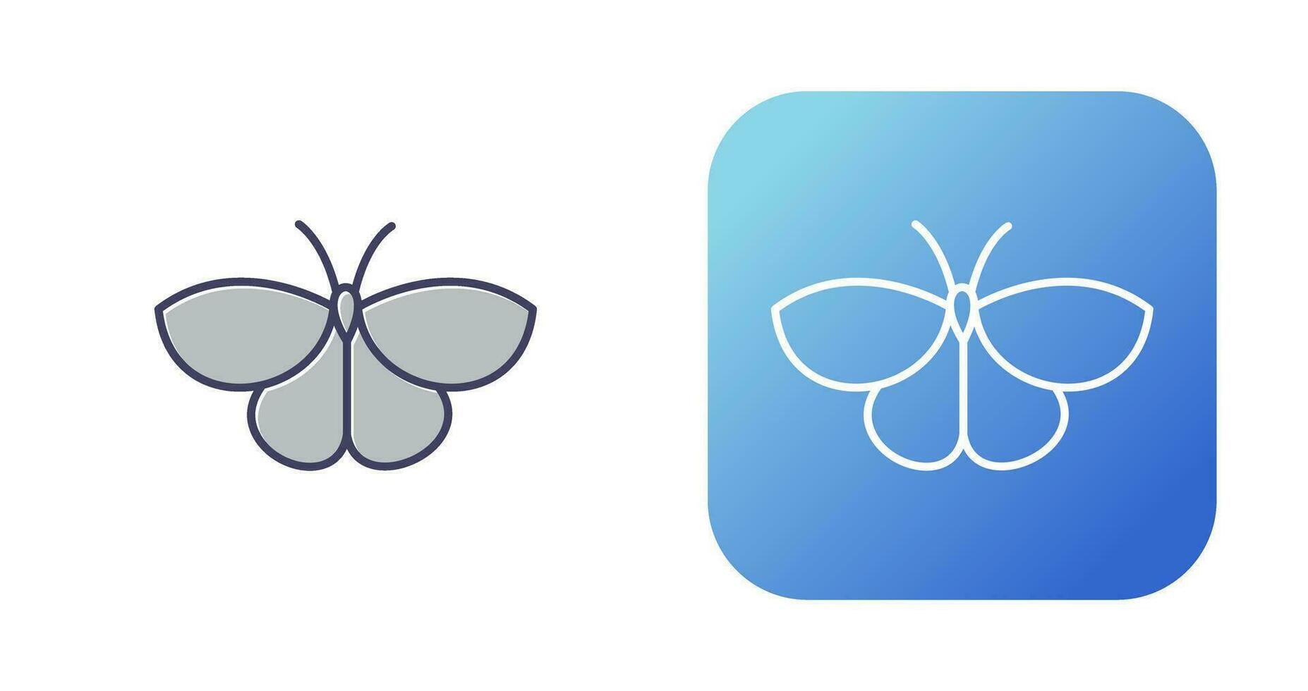 icono de vector de mariposa